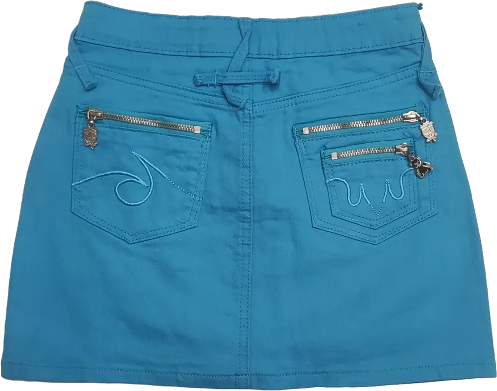 Kék Mini Mignon Szoknya EU 164 / UK 14 év / US 14 év/XL