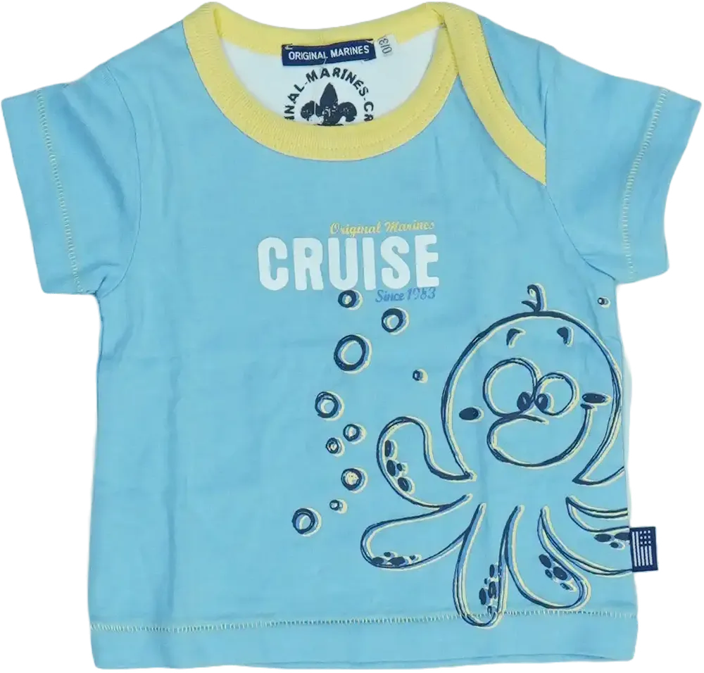 Kék Original Marines Póló EU 62 / UK 0-3 hónap / US 0-3 hónap