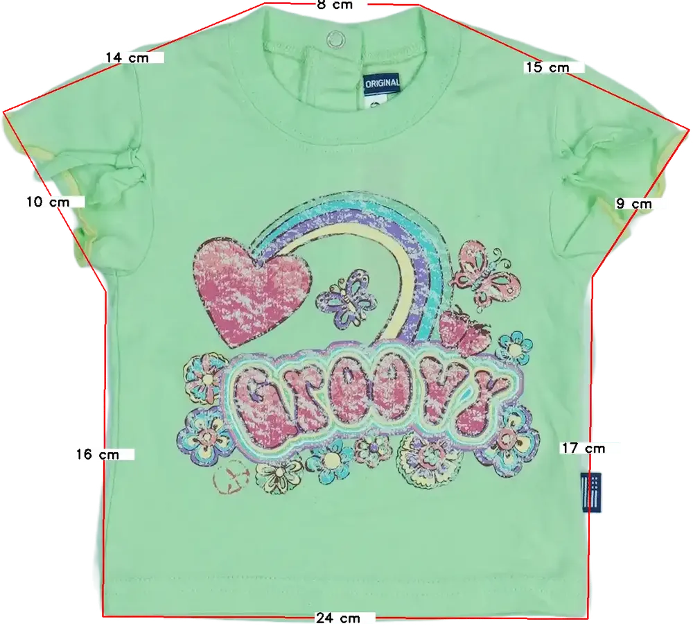 Zöld Original Marines Póló EU 74 / UK 6-9 hónap / US 6-9 hónap