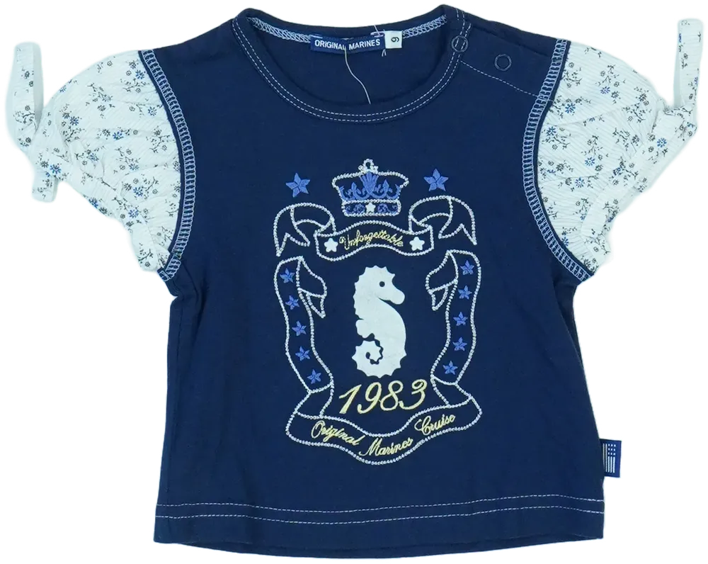 Kék Original Marines Póló EU 74 / UK 6-9 hónap / US 6-9 hónap