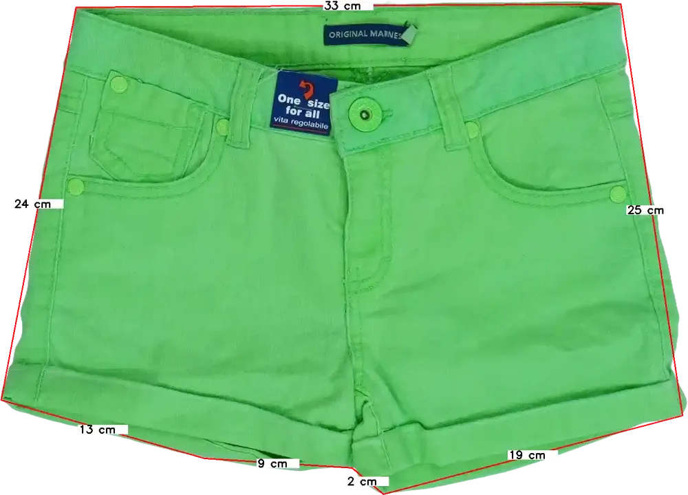 Zöld Original Marines Rövidnadrág EU 128 / UK 8 év / US 8 év/M