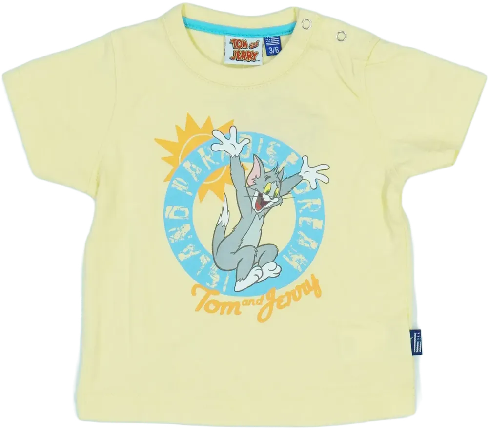 Sárga Warner Bros Póló EU 68 / UK 3-6 hónap / US 3-6 hónap