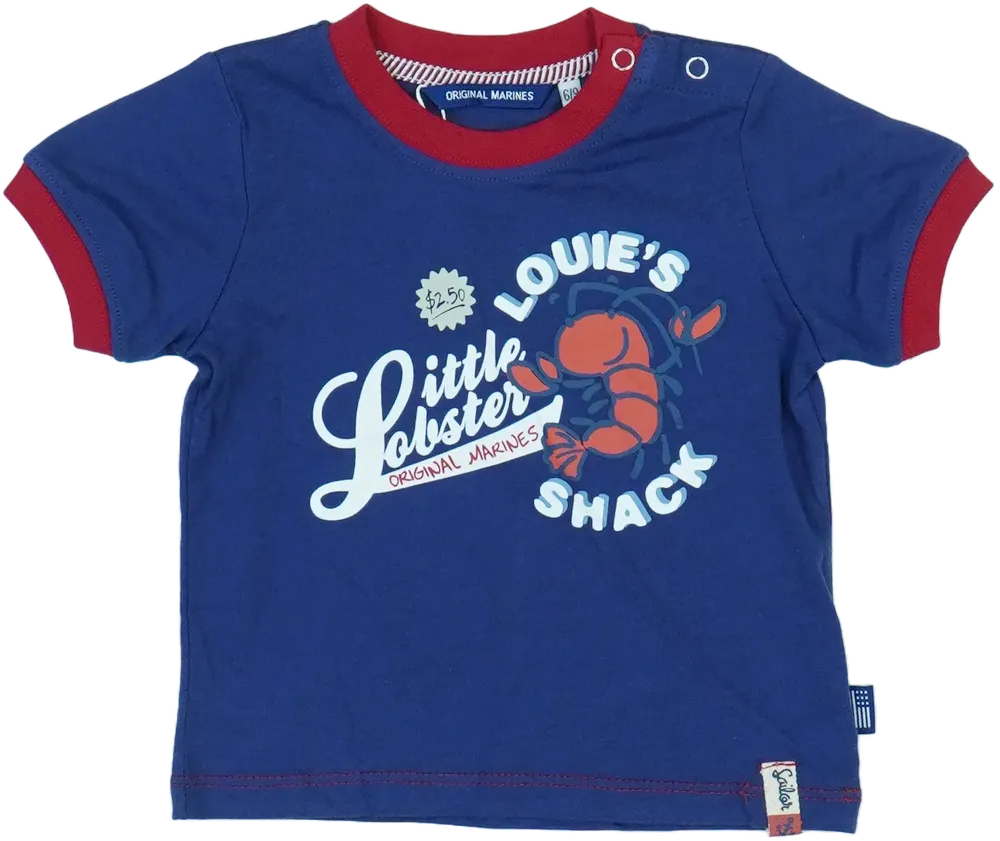 Kék Original Marines Póló EU 74 / UK 6-9 hónap / US 6-9 hónap