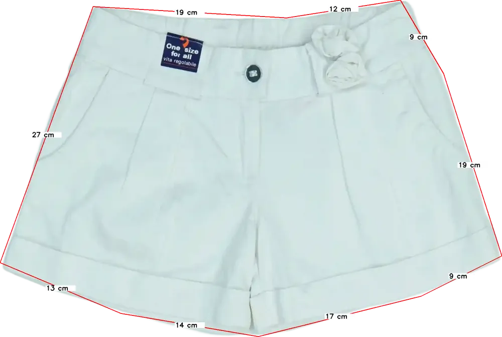 Fehér Original Marines Rövidnadrág EU 128 / UK 8 év / US 8 év/M