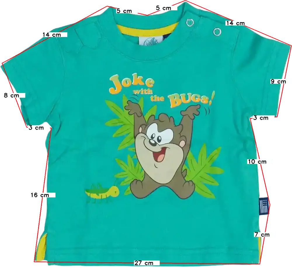 Zöld Looney Tunes Póló EU 68 / UK 3-6 hónap / US 3-6 hónap