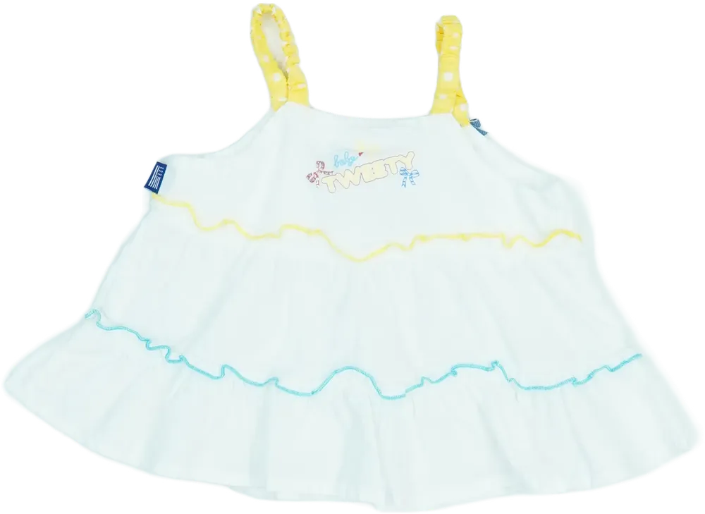 Fehér Looney Tunes Tunika EU 74 / UK 6-9 hónap / US 6-9 hónap