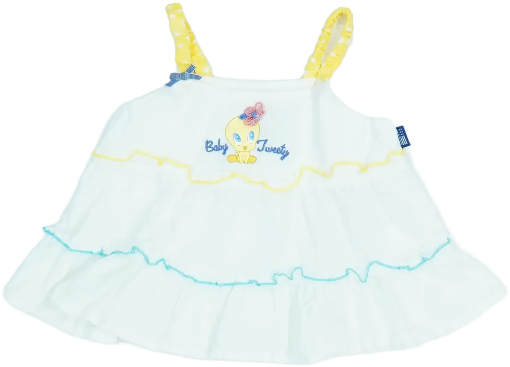 Fehér Looney Tunes Tunika EU 74 / UK 6-9 hónap / US 6-9 hónap