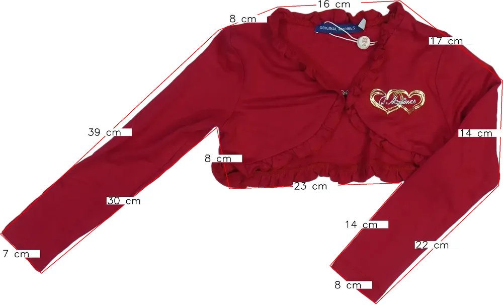 Piros Original Marines Bolero EU 116 / UK 6 év / US 6 év/S