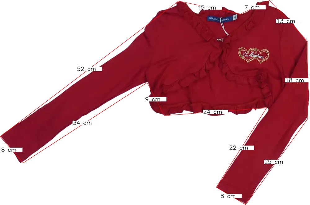 Piros Original Marines Bolero EU 128 / UK 8 év / US 8 év/M