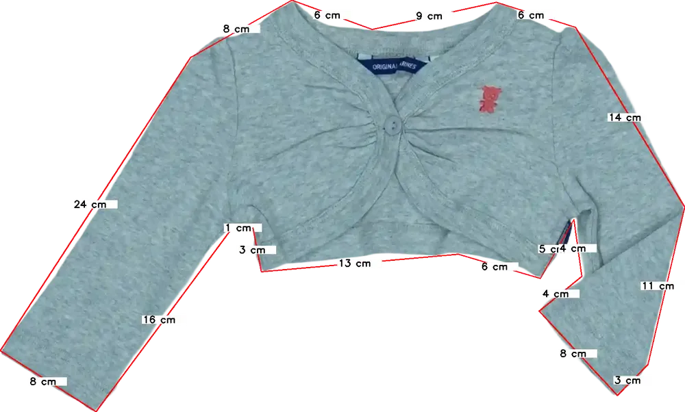 Szürke Original Marines Bolero EU 74 / UK 6-9 hónap / US 6-9 hónap