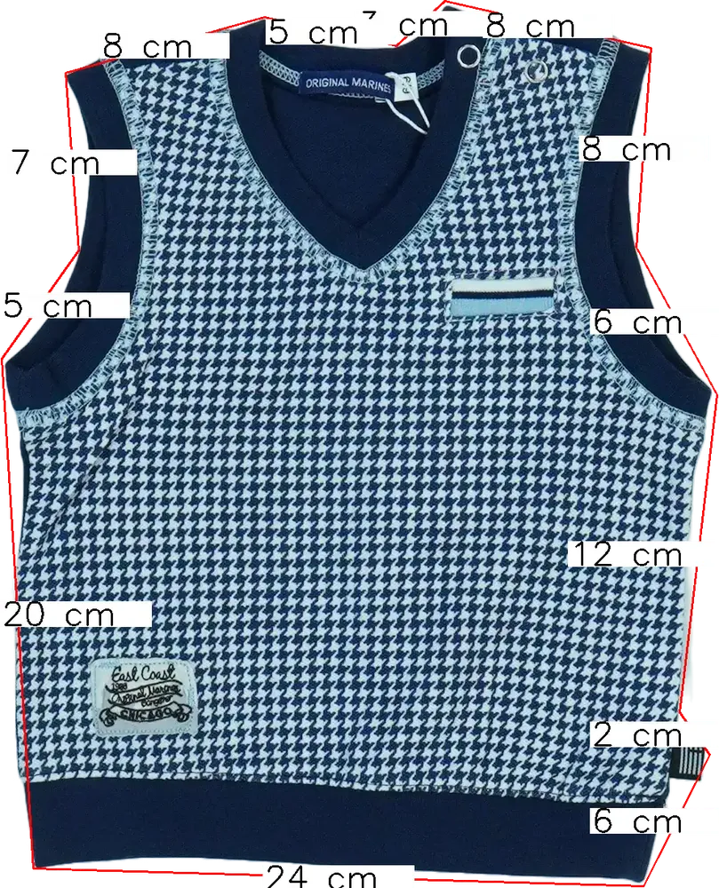 Kék Original Marines Mellény EU 74 / UK 6-9 hónap / US 6-9 hónap