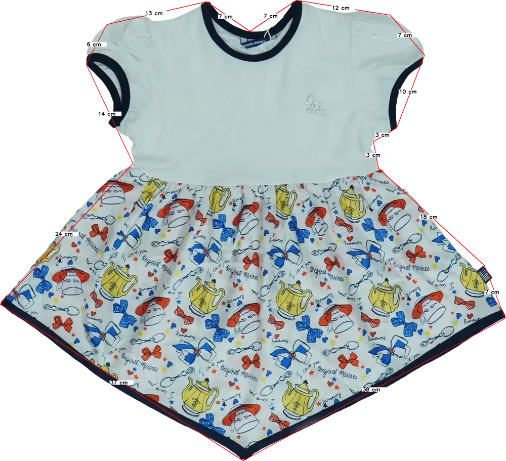 Fehér Original Marines Ruha EU 128 / UK 8 év / US 8 év/M