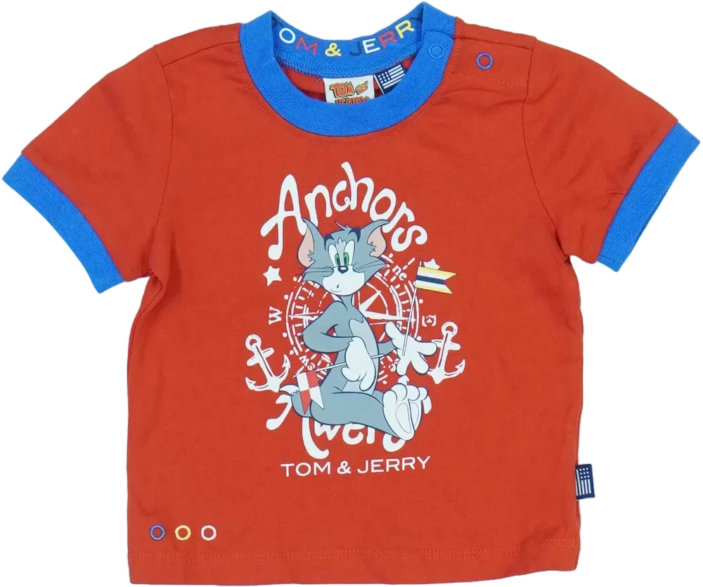 Piros Warner Bros Póló EU 74 / UK 6-9 hónap / US 6-9 hónap