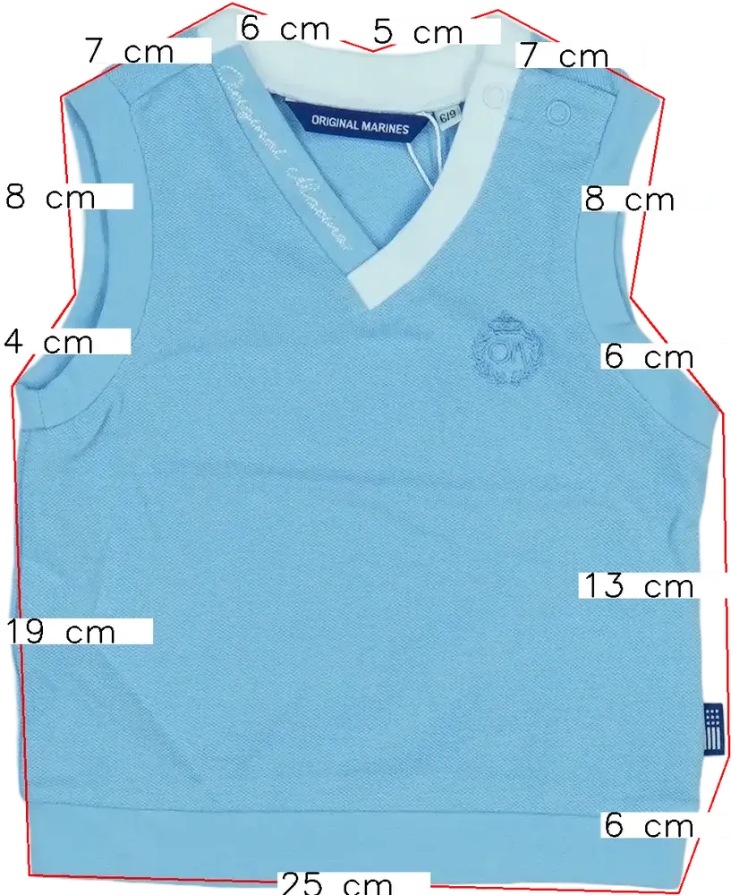 Kék Original Marines Mellény EU 74 / UK 6-9 hónap / US 6-9 hónap