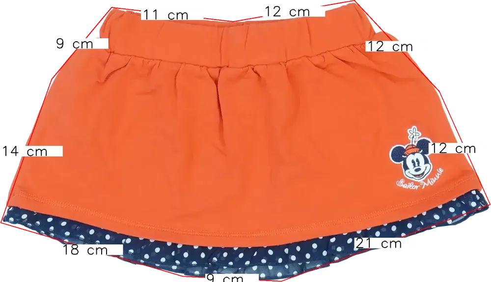 Piros Disney Szoknya EU 86 / UK 12-18 hónap / US 18 hónap