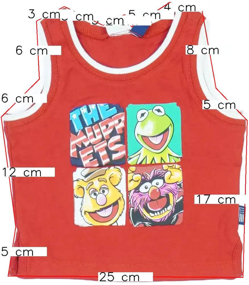 Piros Disney Fiú / Férfi atléta EU 68 / UK 3-6 hónap / US 3-6 hónap