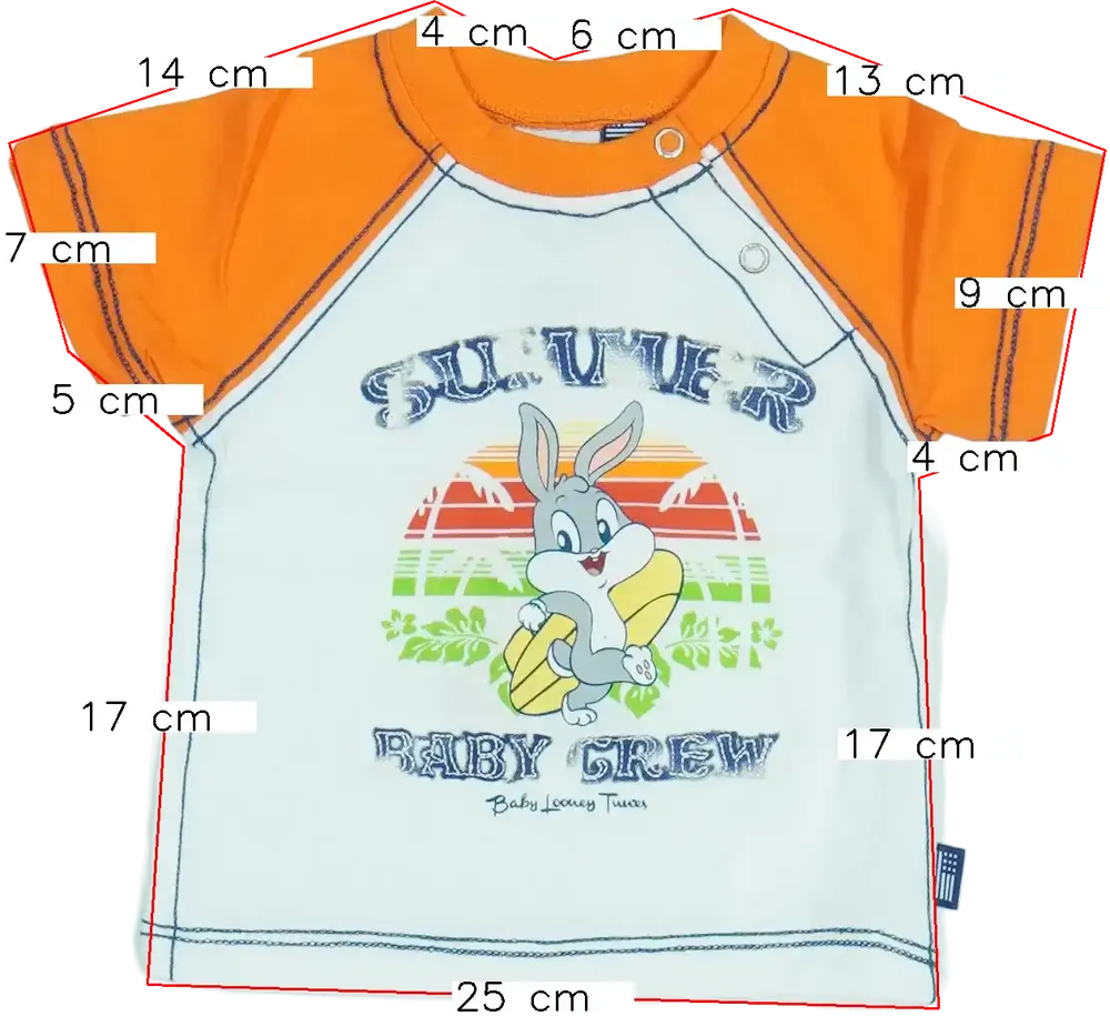 Sárga (narancs) Original Marines Póló EU 74 / UK 6-9 hónap / US 6-9 hónap