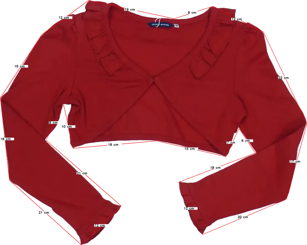 Piros Original Marines Bolero EU 140 / UK 10 év / US 10 év/L