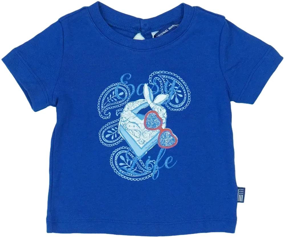 Kék Original Marines Póló EU 68 / UK 3-6 hónap / US 3-6 hónap