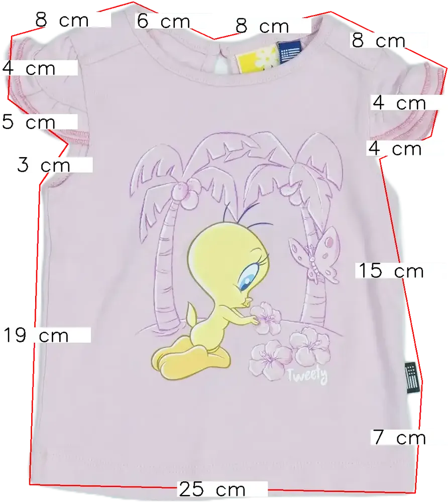 Rózsaszín Original Marines Póló EU 68 / UK 3-6 hónap / US 3-6 hónap