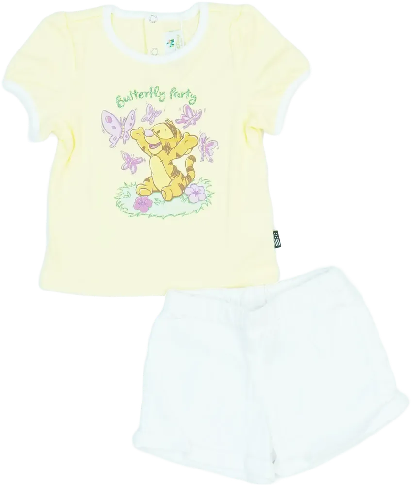 Yellow Disney 2-piece set - Top &amp; Bottom EU 80 / UK 9-12 months / US 12 months