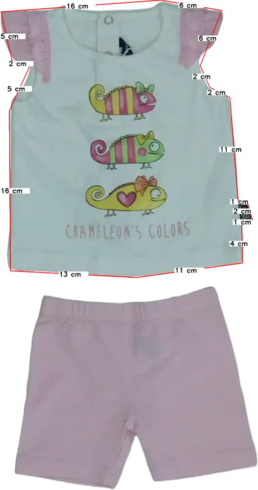 Multicoloured Original Marines 2-piece set - Top &amp; Bottom EU 62 / UK 0-3 months / US 0-3 months