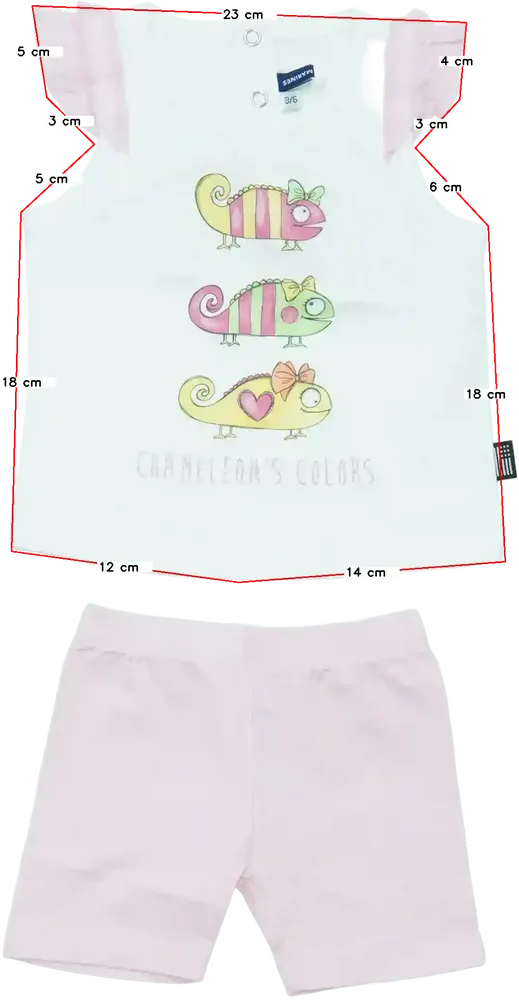 Multicoloured Original Marines 2-piece set - Top &amp; Bottom EU 68 / UK 3-6 months / US 3-6 months