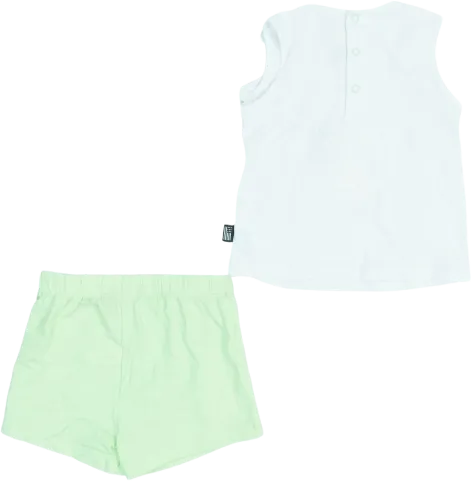 White Original Marines 2-piece set - Top &amp; Bottom EU 74 / UK 6-9 months / US 6-9 months
