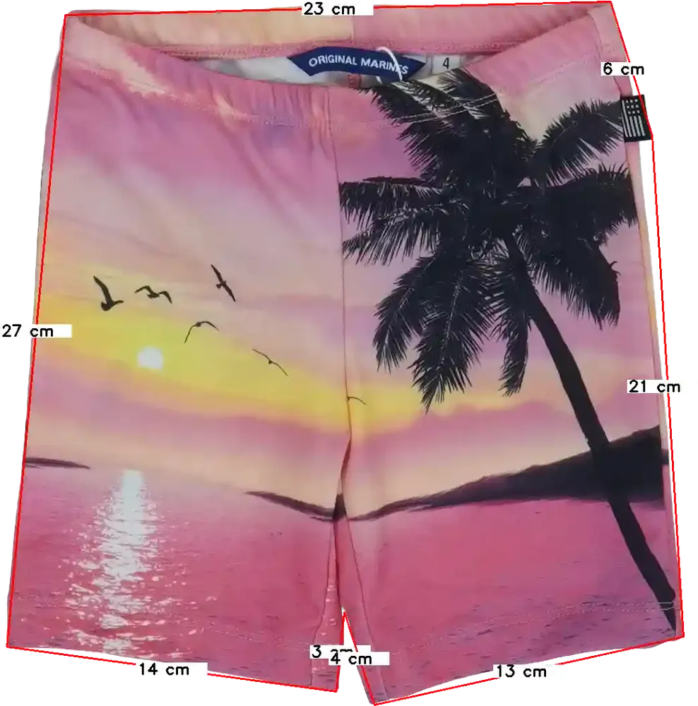 Rózsaszín Original Marines Fürdőnadrág EU 104 / UK 4 év / US 4T/XS