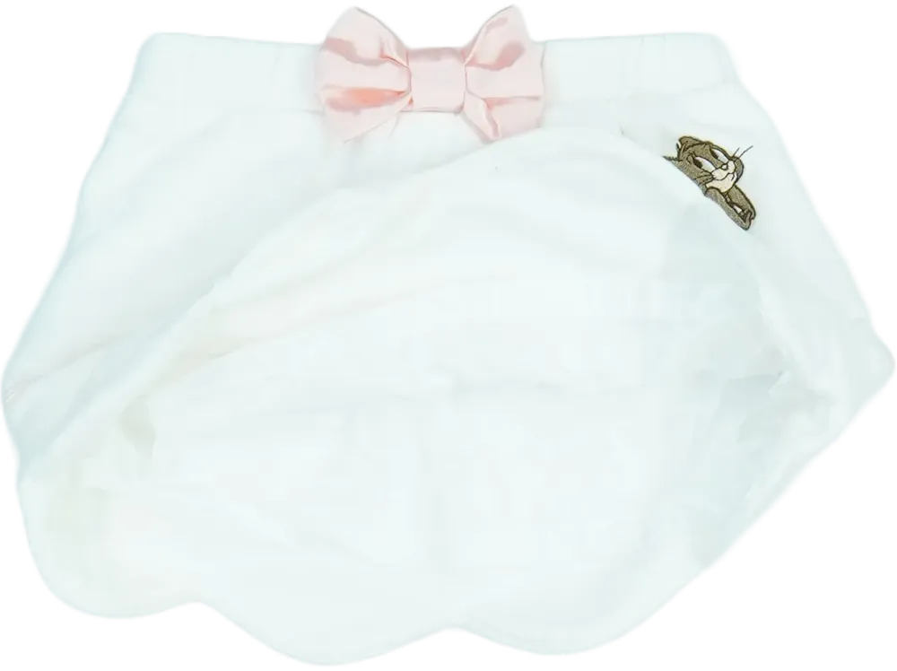 Fehér Tom&amp;Jerry Szoknya EU 74 / UK 6-9 hónap / US 6-9 hónap