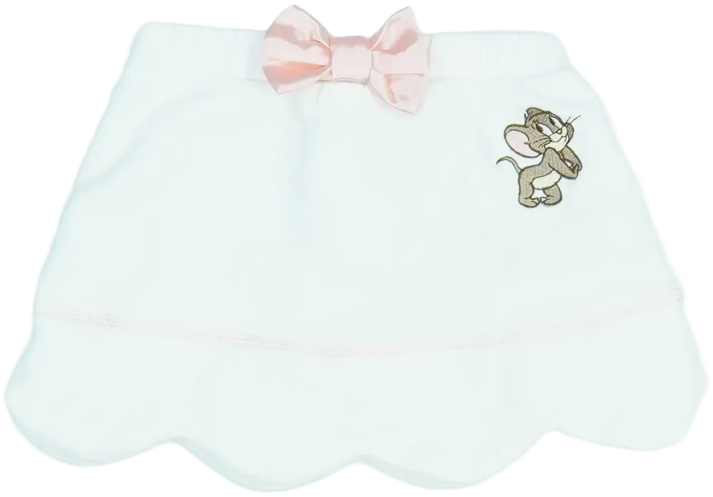 Fehér Tom&amp;Jerry Szoknya EU 74 / UK 6-9 hónap / US 6-9 hónap