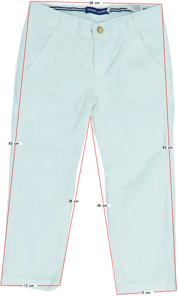 Fehér Original Marines Farmernadrág EU 104 / UK 4 év / US 4T/XS