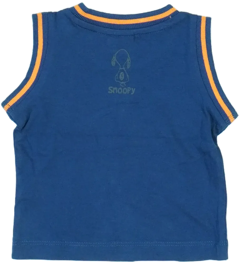 Kék Peanuts Fiú / Férfi atléta EU 62 / UK 0-3 hónap / US 0-3 hónap