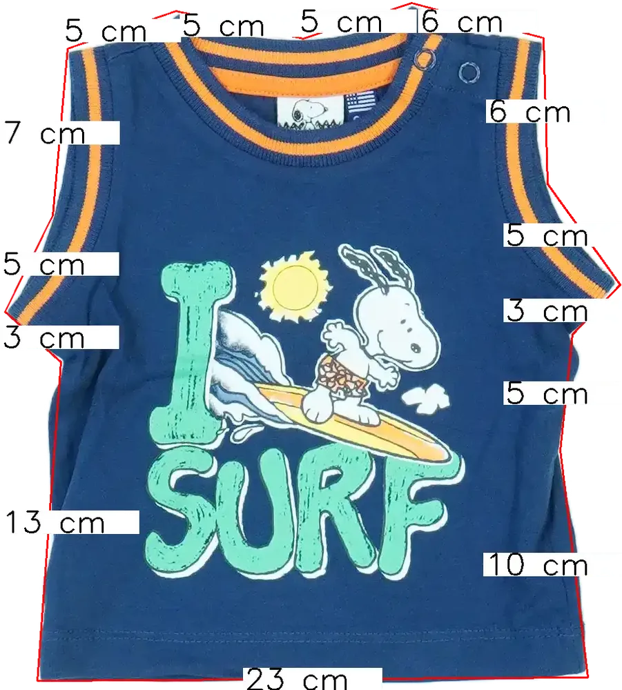 Kék Peanuts Fiú / Férfi atléta EU 62 / UK 0-3 hónap / US 0-3 hónap