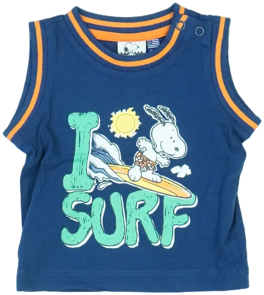 Kék Peanuts Fiú / Férfi atléta EU 62 / UK 0-3 hónap / US 0-3 hónap