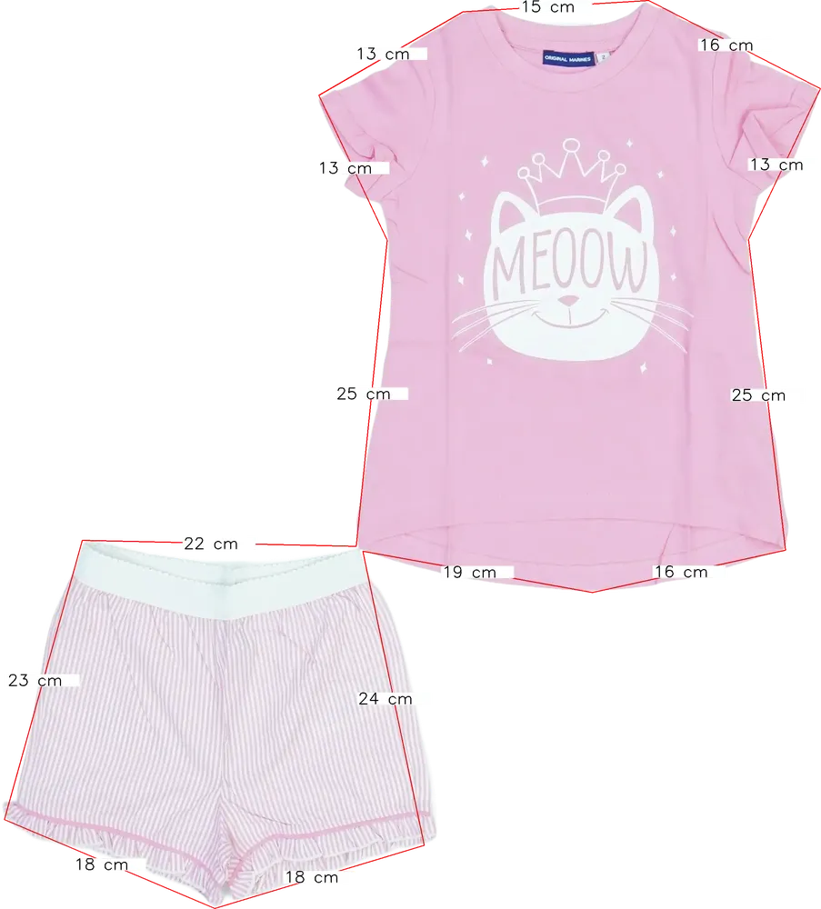 Rózsaszín Original Marines 2 részes szett - Felsőruházat és nadrág EU 92 / UK 2 év / US 2T