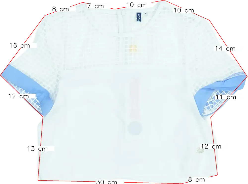 Fehér Original Marines Póló EU 128 / UK 8 év / US 8 év/M