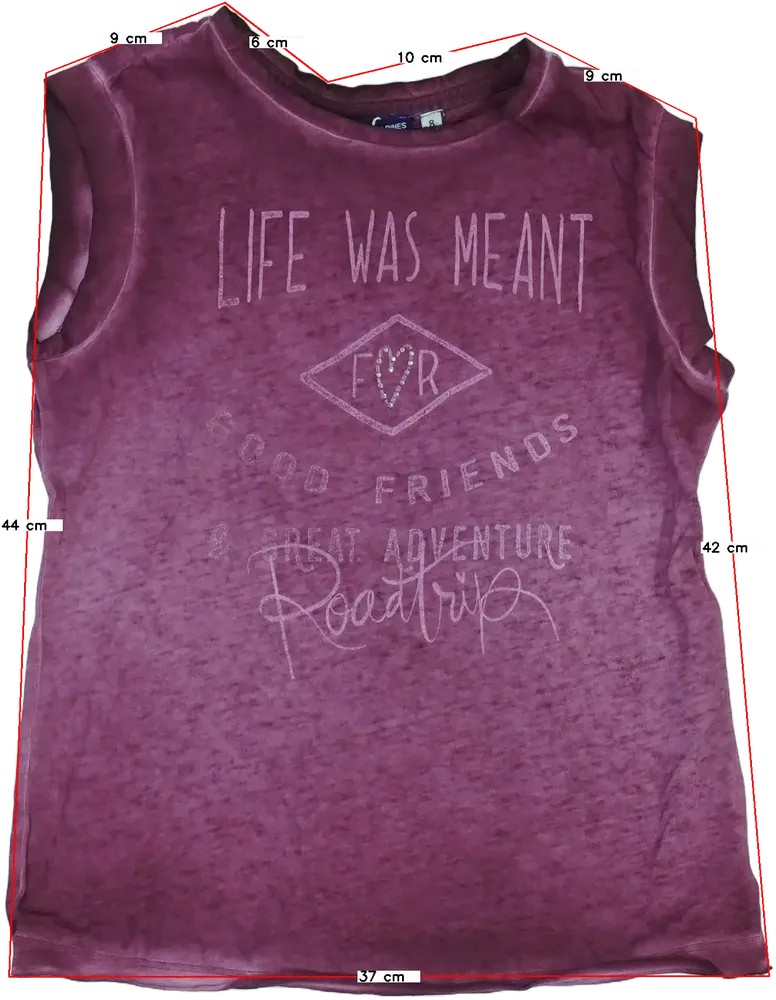 Lila Original Marines Póló EU 128 / UK 8 év / US 8 év/M