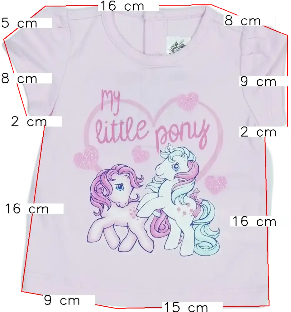 Rózsaszín Original Marines Póló EU 62 / UK 0-3 hónap / US 0-3 hónap