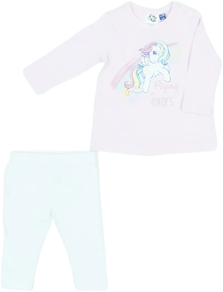 Pink My Little Pony 2-piece set - Top &amp; Bottom EU 68 / UK 3-6 months / US 3-6 months