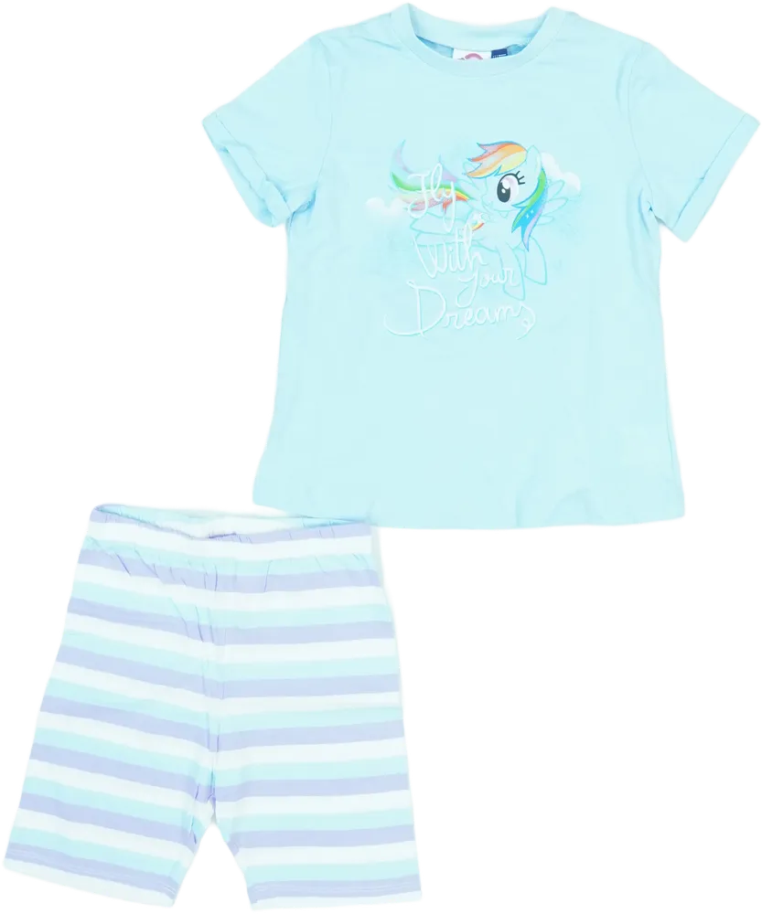 Kék My Little Pony 2 részes szett - Felsőruházat és nadrág EU 110 / UK 5 év / US 5 év/XS