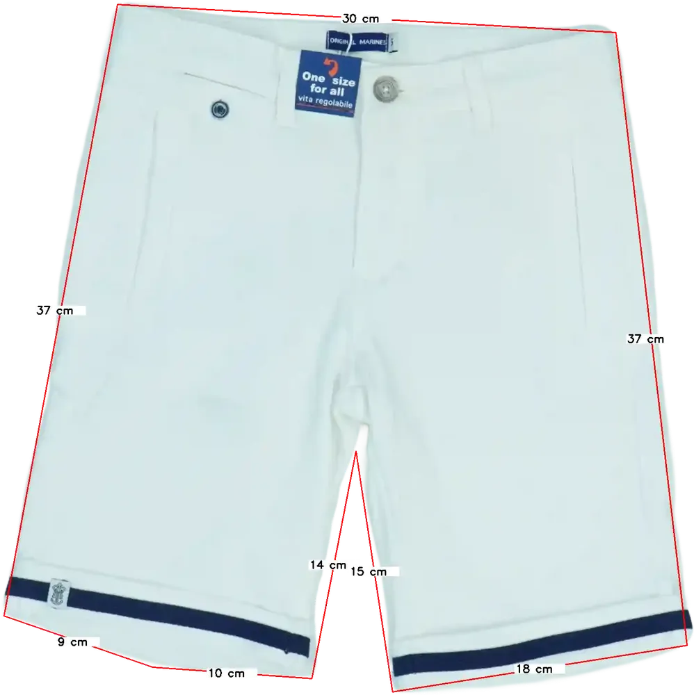 Fehér Original Marines Rövidnadrág EU 110 / UK 5 év / US 5 év/XS