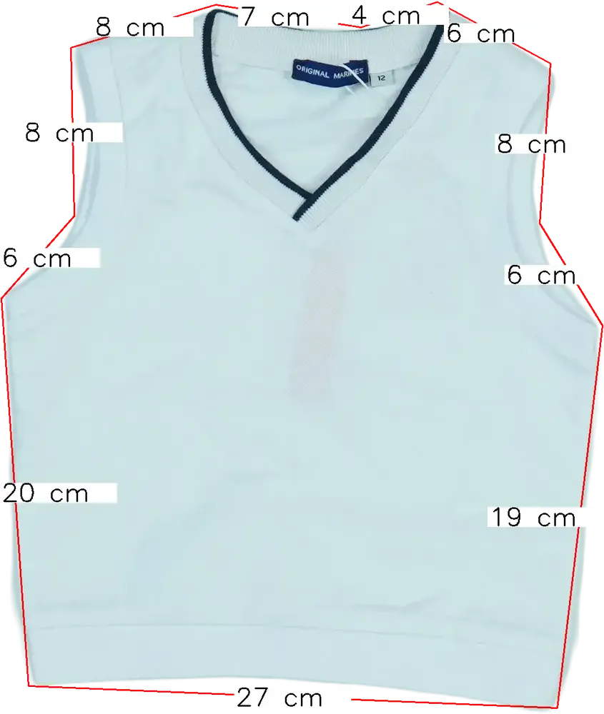 Fehér Original Marines Mellény EU 80 / UK 9-12 hónap / US 12 hónap