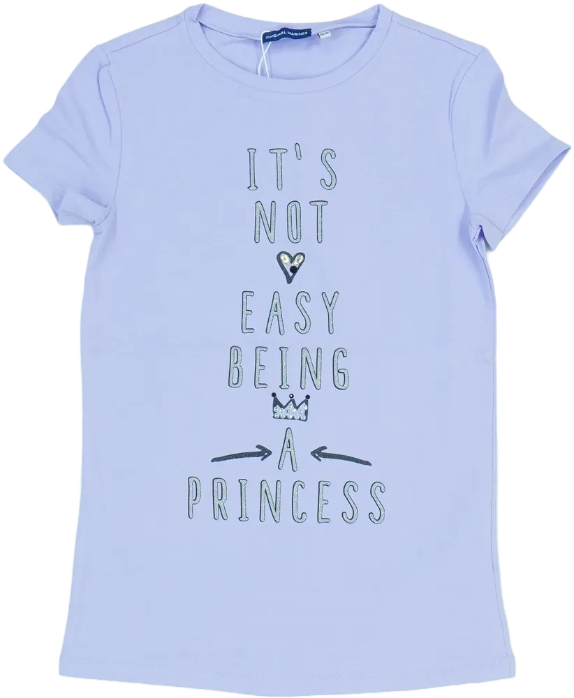 Lila Original Marines Póló EU 152 / UK 12 év / US 12 év/L