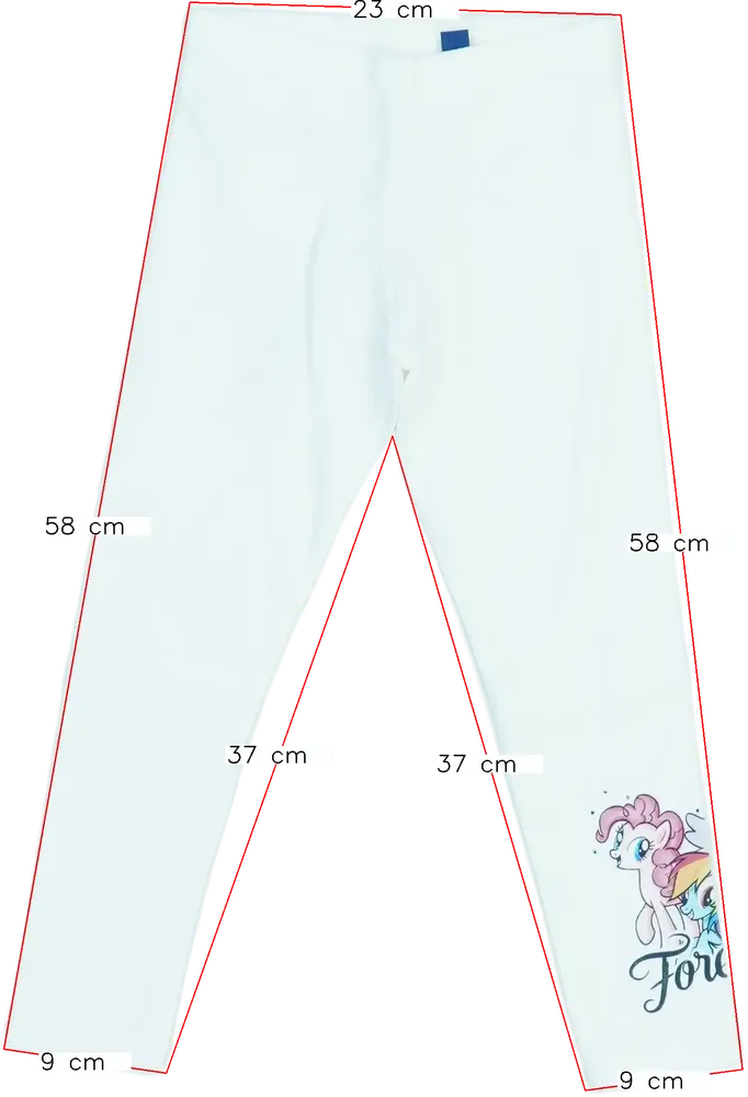 White My Little Pony Leggings EU 104 / UK 4 years / US 4T/XS