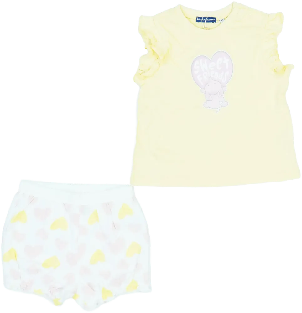 Yellow Original Marines 2-piece set - Top &amp; Bottom EU 86 / UK 12-18 months / US 18 months