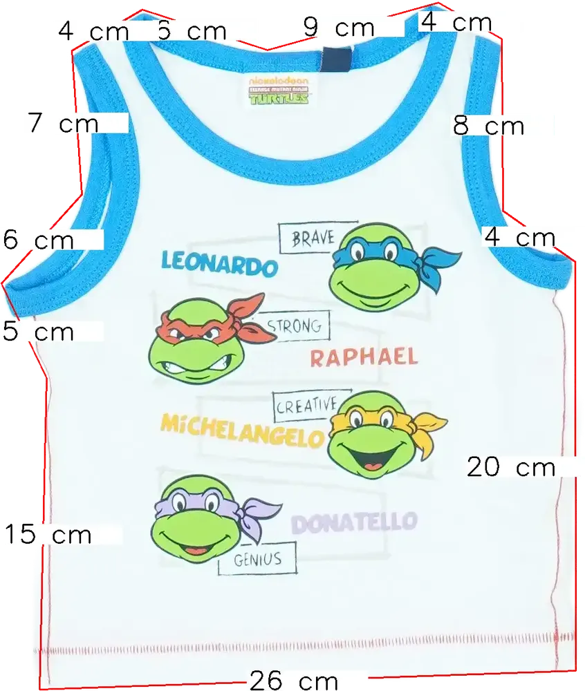 Fehér Nickelodeon Fiú / Férfi atléta EU 74 / UK 6-9 hónap / US 6-9 hónap