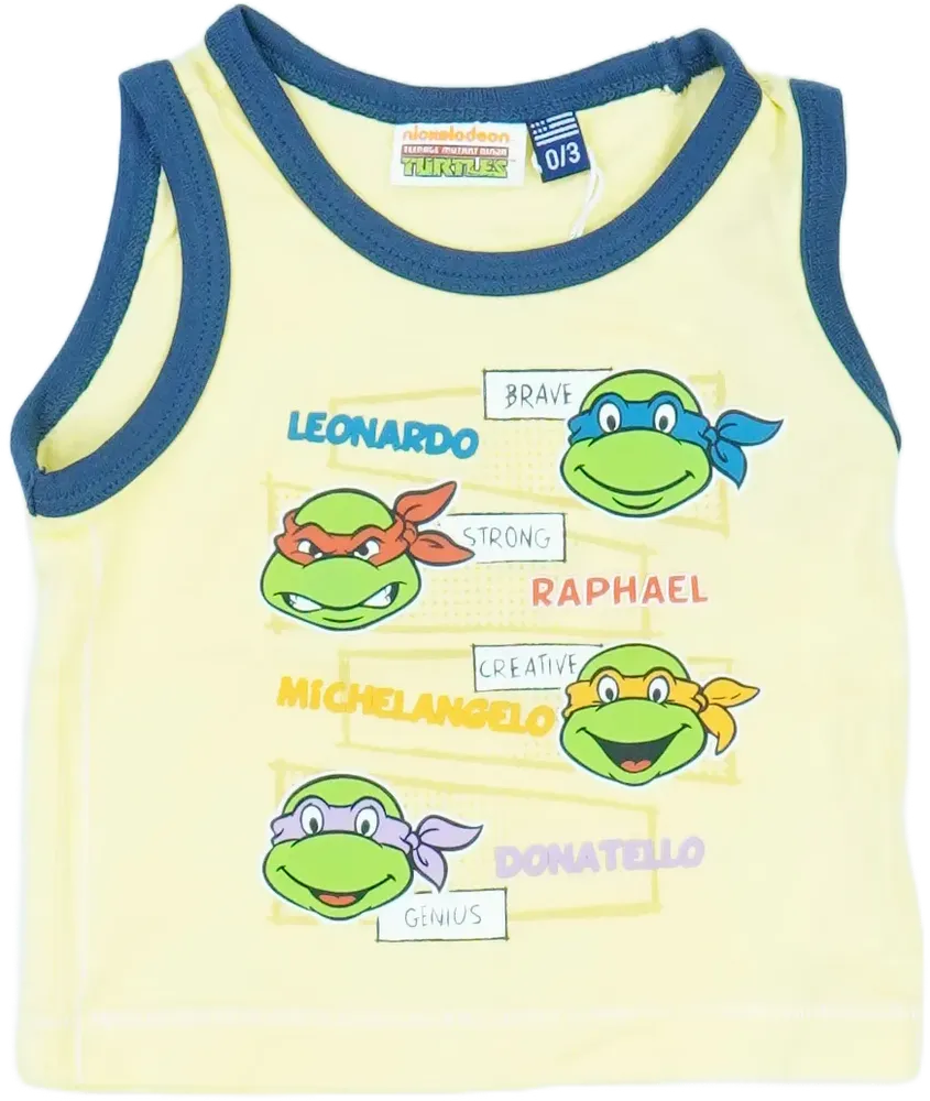 Sárga Nickelodeon Fiú / Férfi atléta EU 62 / UK 0-3 hónap / US 0-3 hónap