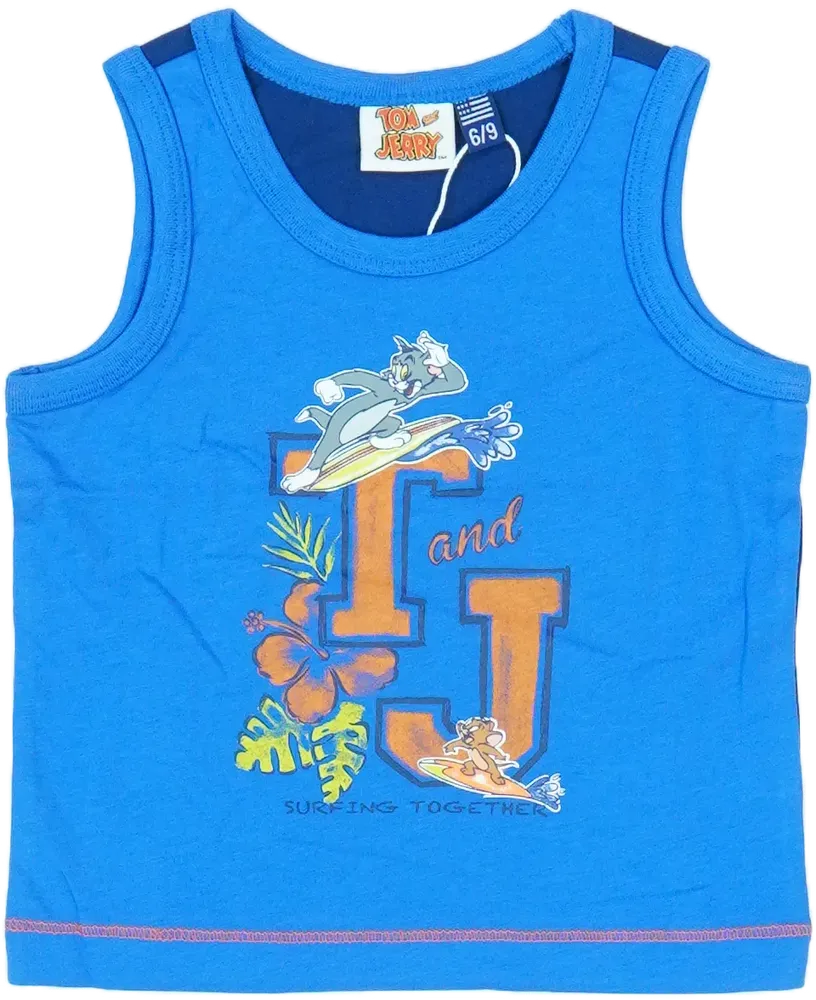 Blue Tom&amp;Jerry A-shirt EU 74 / UK 6-9 months / US 6-9 months