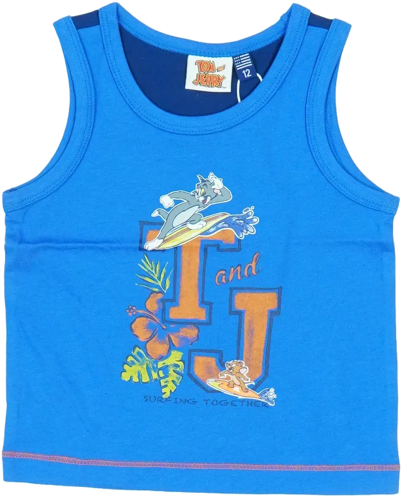 Kék Tom&amp;Jerry Fiú / Férfi atléta EU 152 / UK 12 év / US 12 év/L